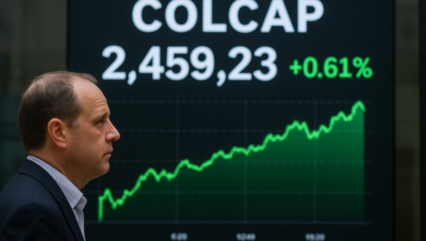 Bolsa da Colômbia fecha em alta; COLCAP avança 0,61% e encerra em 2.459,23 pontos (21/08/2026)