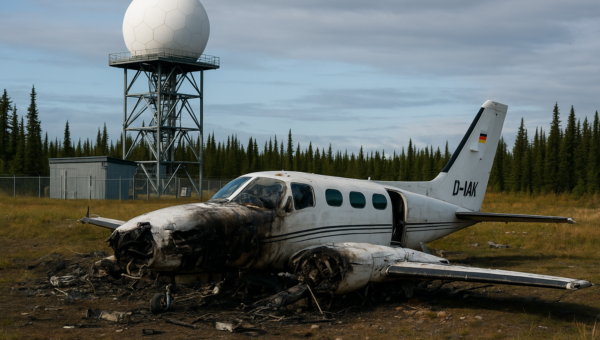 Cessna 441 da Security Aviation cai próximo a estação de radar no Alasca e mata oito pessoas