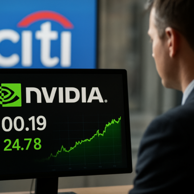 Citi aposta em alta das ações da Nvidia após resultados e eleva previsões para receita