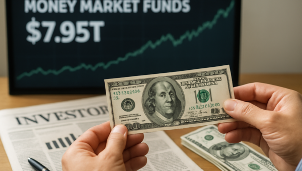 Investidores impulsionam fundos do mercado monetário dos EUA a recorde de US$7,95 trilhões
