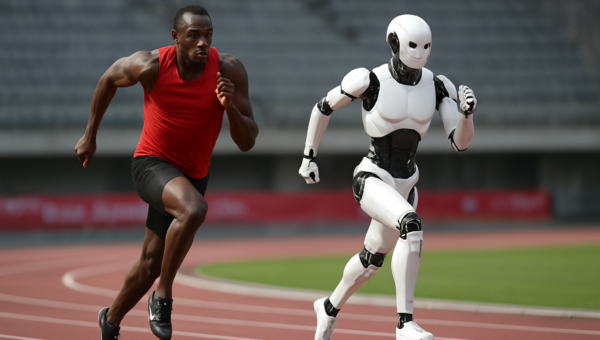 Robô chinês supera o tempo de Usain Bolt nos 100 m em corrida de teste em Pequim