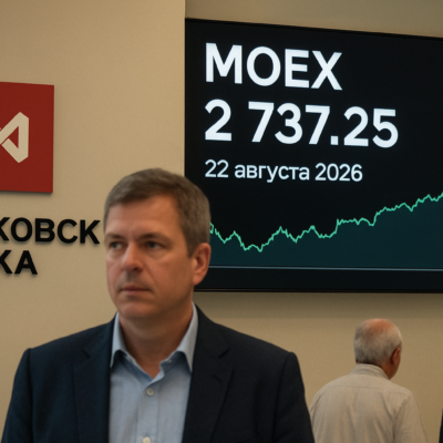 MOEX fecha estável em 22 de agosto de 2026 enquanto maioria das ações russas recua