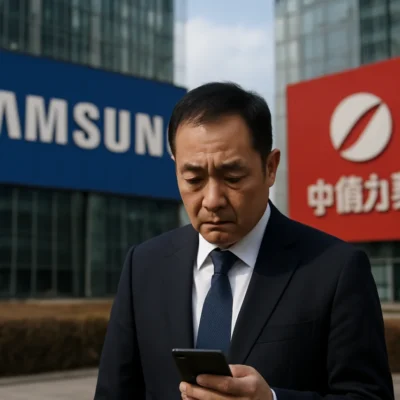 Ações Samsung DRC Pref recuam 3,7% na esteira de avanço tecnológico da rival chinesa e fim de recompra de ações